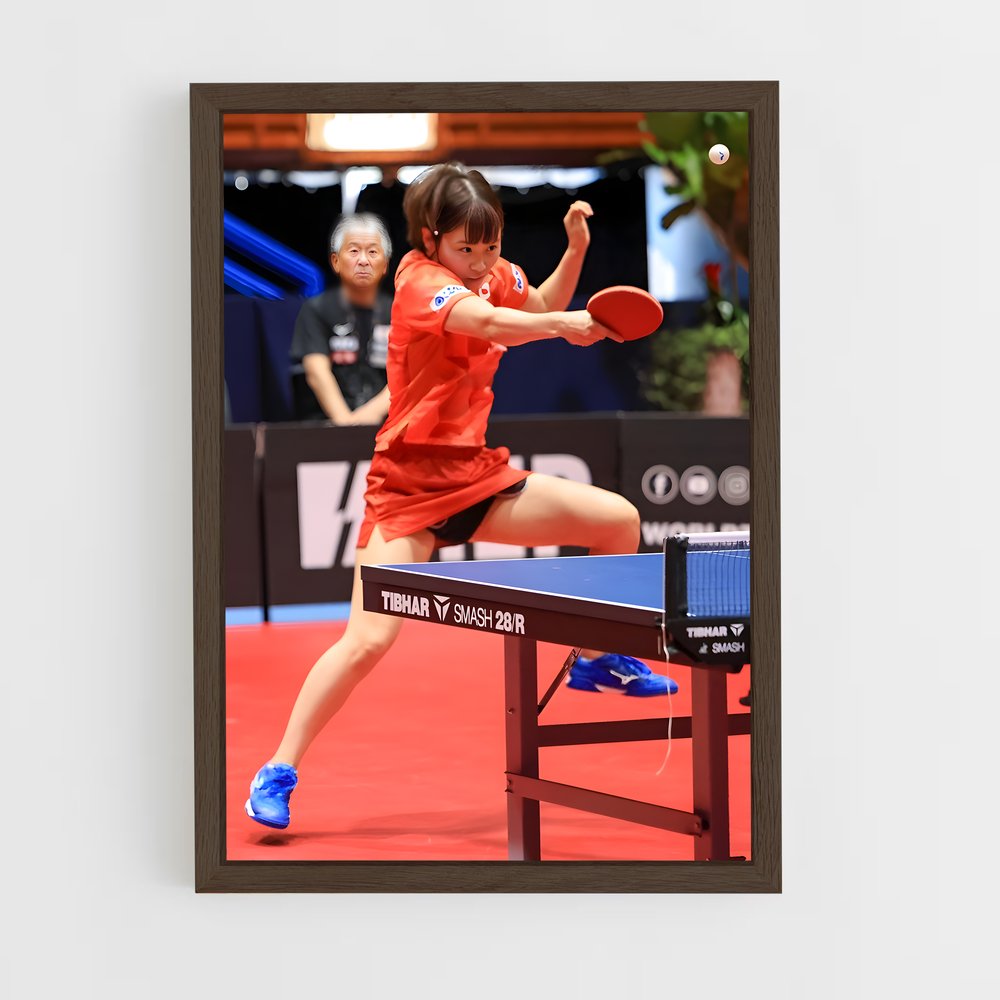 Poster Hirano de miu – affiche Tennis de table (vue 5)